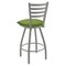 Holland Bar Stool Co 30" Swivel Bar Stool, Nickel Finish, Canter Green Seat X410 - alternate 2